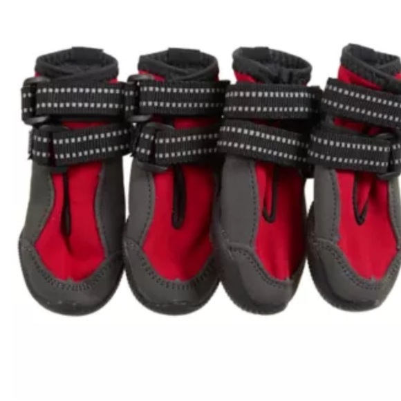 Top Paw Dog Booties red and black size large New - Picture 2 of 7